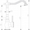 Смеситель ZorG A 305K-BR (античная бронза)