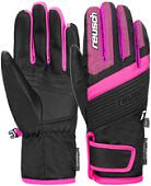 Горнолыжные перчатки Reusch Duke R-Tex Xt Junior 6261212-7720 (р-р 6.5, Black/Pink Glo)