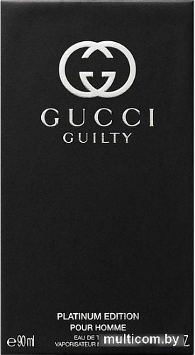 Gucci Guilty Platinum Pour Homme EdT (90 мл)