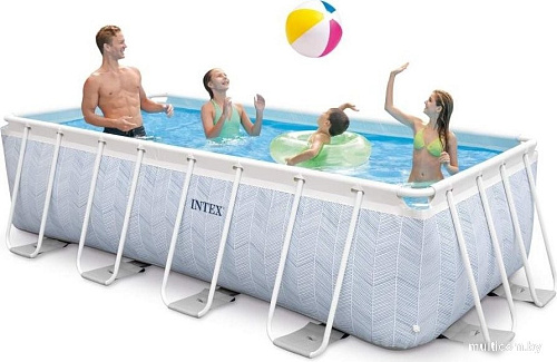 Каркасный бассейн Intex Chevron Prism Frame 26780 (400х200 см)