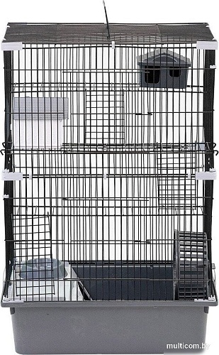 Клетка ЕСО Рикки 43112сер-черн