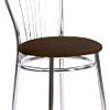 Стул Белс Венус Chrome V 450350/V3 (кожзам темно-коричневый)