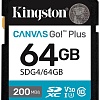 Карта памяти Kingston Canvas Go! Plus SDXC 64GB SDG4/64GB