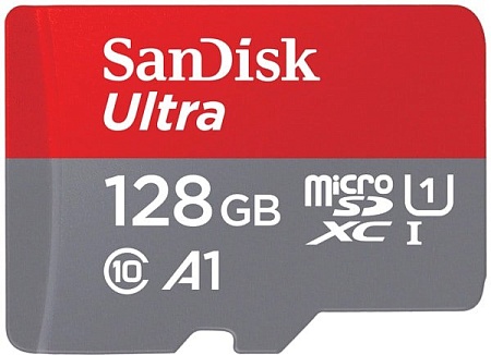 Карта памяти SanDisk Ultra SDSQUAR-128G-GN6MA microSDXC 128GB (с адаптером)