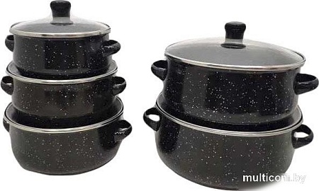 Кастрюля Sundays Home Эмалированные (5 шт, 0.6 мм)