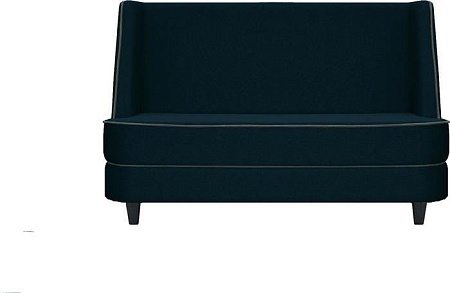 Диван Brioli Рико двухместный (рогожка, J17 темно-синий)