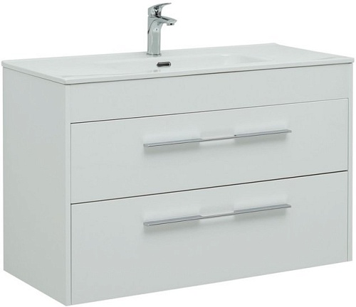 Aquanet Тумба с умывальником Августа Flat 100 281157