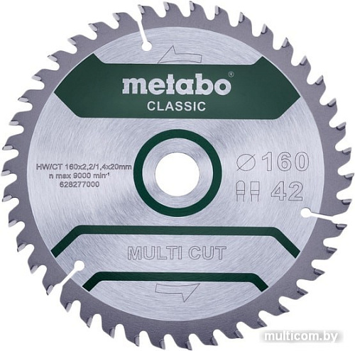 Пильный диск Metabo 628277000