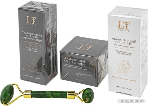 La and Te beaute Набор косметики Гель-патч+Эссенция+Крем для лица+Массажный ролик LT-22