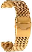 Браслет Rumi Shark металлический 22 мм (золотистый)