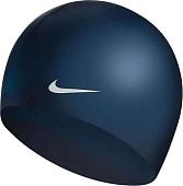 Шапочка для плавания Nike Solid Silicone 93060440 (темно-синий)
