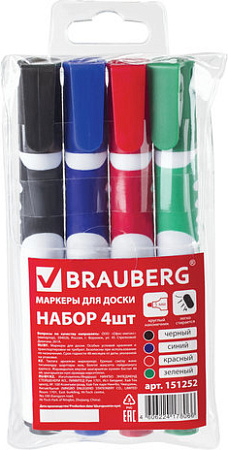 Набор маркеров BRAUBERG Soft 151252 (4 шт)