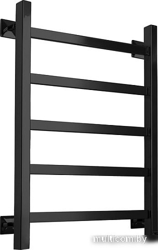Полотенцесушитель Ростела Экспи Квадро V30 1/2" 5 перекладин 40x60 см (черный)