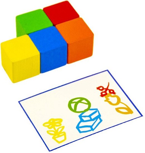 Кубики Краснокамская игрушка Кто быстрее? Кубики с карточками Н-86