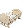 Кроватка для кукол Leader Toys Gold Fish 11392 (дерево светлое)
