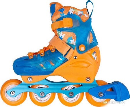 Роликовые коньки Tech Team Freestyler (р-р 28-31, оранжевый)