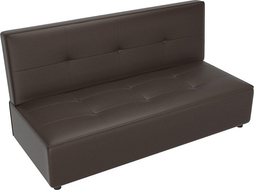 Диван Mebelico Зиммер 108564 (экокожа, коричневый)