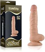 Реалистичный фаллоимитатор Lovetoy Real Extreme 22 см 350041 Flesh