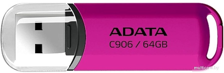 ADATA C906 64GB (розовый)