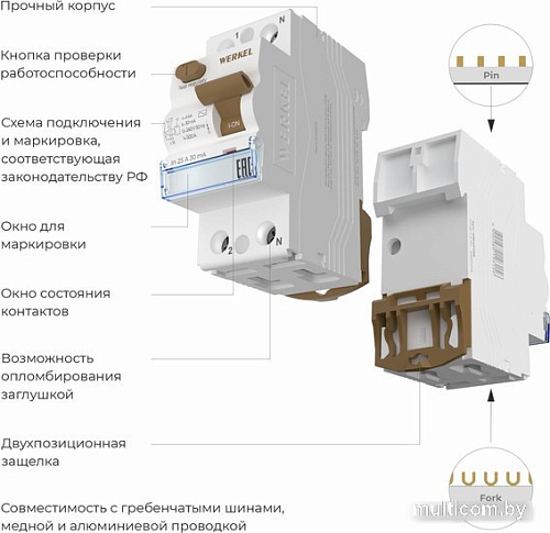 Выключатель автоматический Werkel W912P256