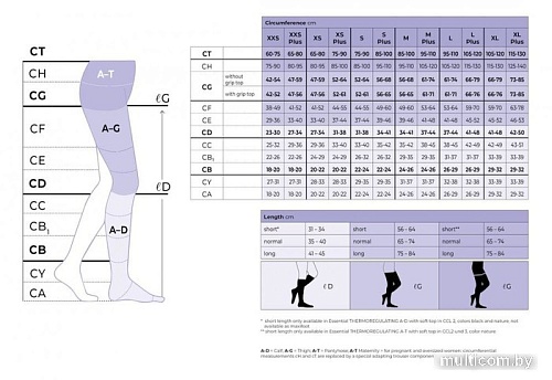 Гольфы компрессионные Sigvaris Essential Classical 15273 (L+ Long, черный)