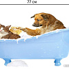Коврик для ванной JoyArty Кот и пес в ванной bath_15568