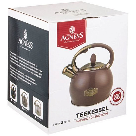 Чайник со свистком Agness 937-841