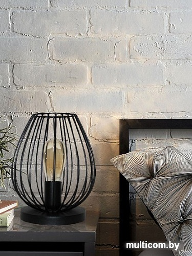 Настольная лампа Элетех Шалот ННБ 63-60-008 (черный муар/шнур черный)