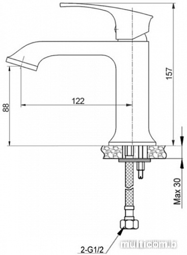 Смеситель Raiber Lagos R1302