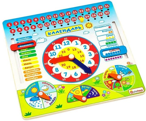 Бизиборд Alatoys Календарь ПЧ3001