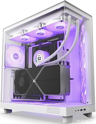 Корпус NZXT H6 Flow RGB CC-H61FW-R1