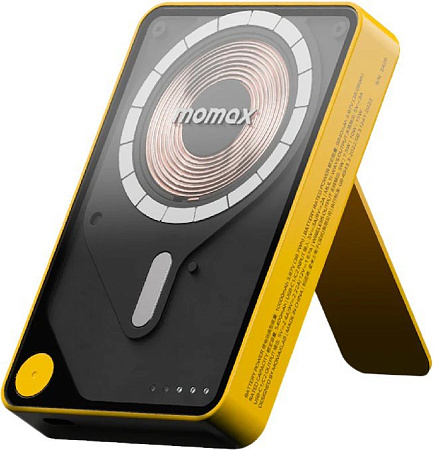 Внешний аккумулятор Momax 1-Power X Pro+ Magnetic Built-In USB-C IP132 10000mAh (желтый)