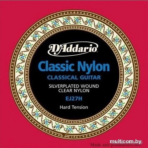 Струны для гитары D'Addario EJ27H