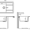 Кухонная мойка Tolero R-112 (саванна)