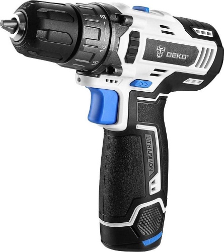 Дрель-шуруповерт Deko DKCD12V Snow White Set1 083-1106 (с 1-им АКБ)