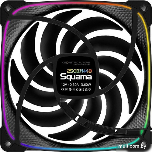 Комплект вентиляторов для корпуса Geometric Future Squama 2503R-14 Triple Pack (черный)