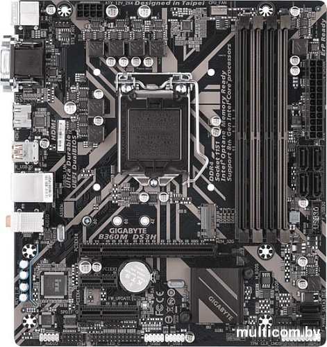 Материнская плата Gigabyte B360M DS3H (rev. 1.0)