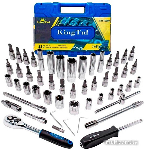 Универсальный набор инструментов KingTul KT-2531-5 Euro (53 предмета)