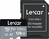 Карта памяти Lexar microSDXC LMS1066128G-BNANG 128GB (с адаптером)