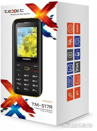 Мобильный телефон TeXet TM-517R (черный)