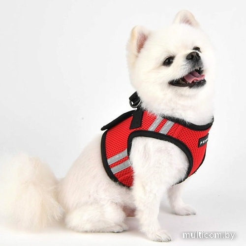 Шлейка-жилетка Puppia Soft PAUA-HB1828-RD-S (красный)