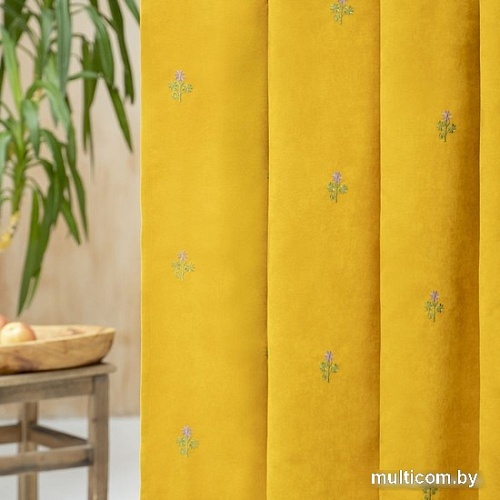 Комплект штор Pasionaria Гинко 290x230 (желтый)