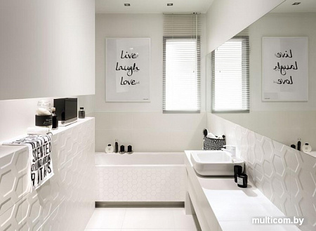 Керамическая плитка Tubadzin All In White White 306x282