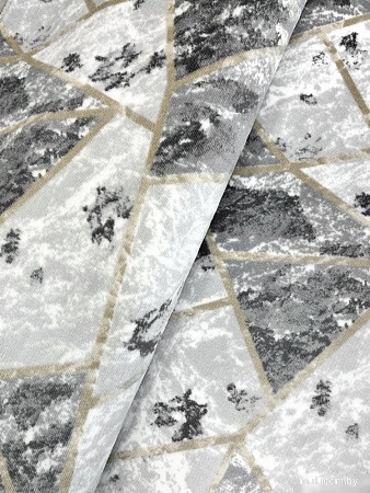 Ковер для жилой комнаты Plato Hali Soft 6031-GREY-BEIGE (0.6x1)