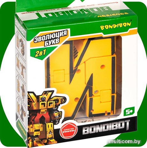 Трансформер Bondibon Bondibot Буква И ВВ5495