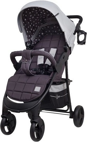 Коляска прогулочная «книга» Rant Kira Star (soft grey)