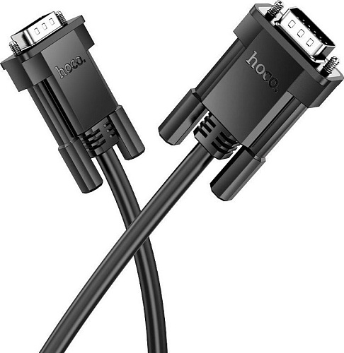 Кабель Hoco US11 VGA - VGA (1 м, черный)