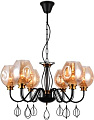 Подвесная люстра Ambrella light Traditional TR9055/6 BK/TI