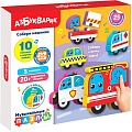 Мозаика/пазл Азбукварик Собери машинки 2940