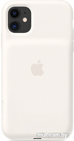 Чехол Apple Smart Battery Case для iPhone 11 (мягкий белый)